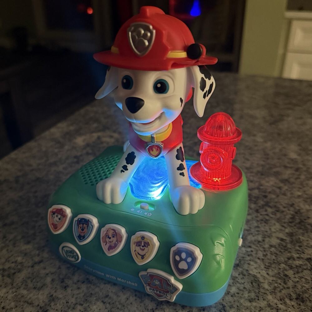 LEAPFROG x PAW Patrol- Storytime with Marshall- Nightlight/Sound Story Toy *READ